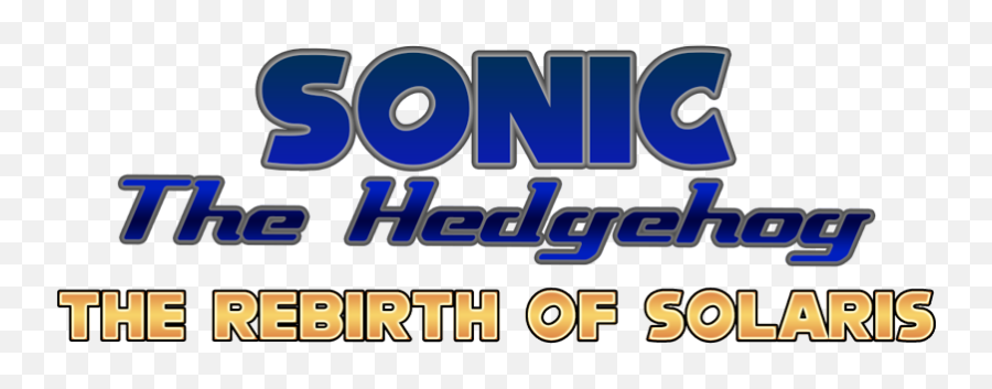 Sonic The Hedgehog 2006 Rebirth Of Solaris By Phoenix - Graphics Png,Sonic 06 Logo