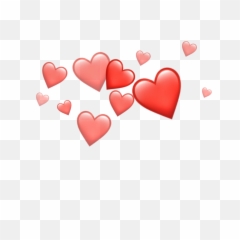 Download Hd Love Emojis Emoji Wallpaper - Blue Heart Stickers Transparent Png,Heart Emojis Png