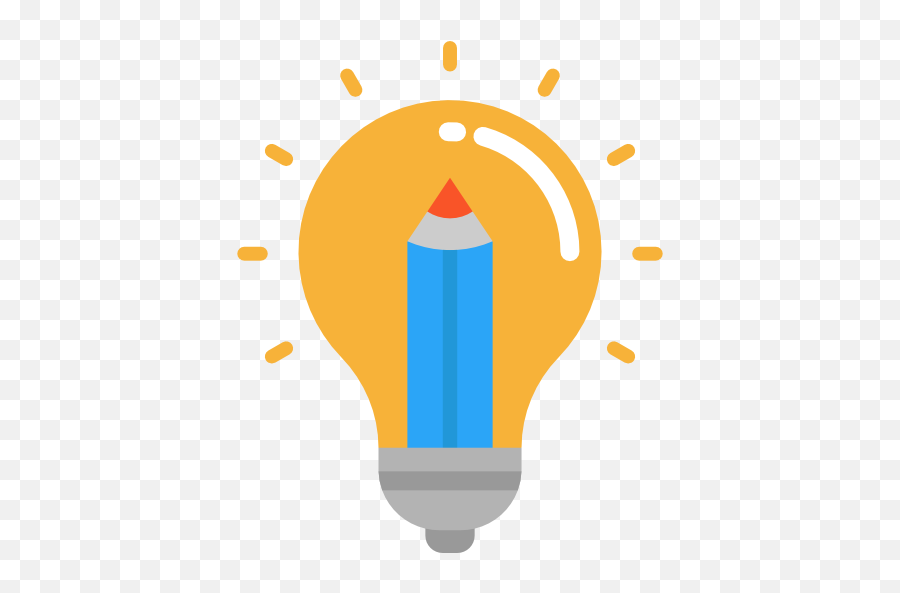 Light Bulb Png Icon Picture 701254 - Flat Design Png,Lightbulb Icon Png
