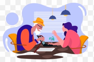 Recruiting Older People By Pradeep Sonker Dribbble - Old People Illustration Png