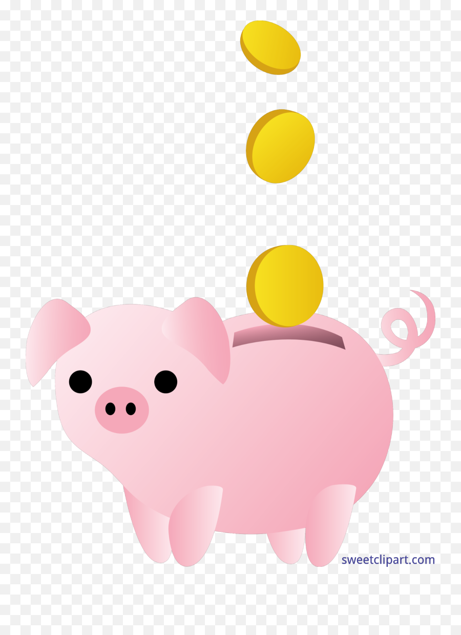 Piggy Bank Clipart Png - Cute Piggy Bank Clipart,Piggy Bank Transparent Background