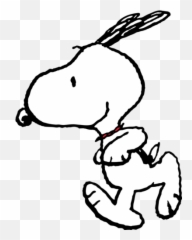 Running Snoopy - Google Search With No Background png