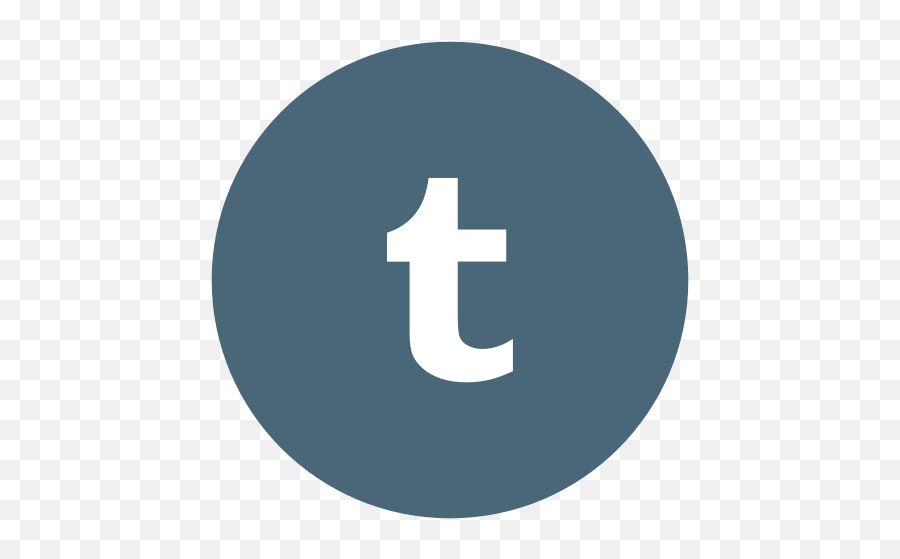 Tumblr Icon - Icon Round Png,Tumblr Icon Transparent