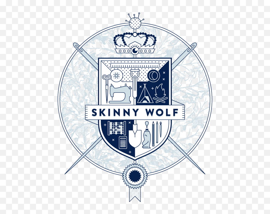 Skinny Wolf Logo - Illustration Png,Wolf Logo