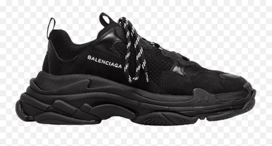 Fashion Varenne Balenciaga Sneakers - Balenciaga Triple S Black Png,Balenciaga Png
