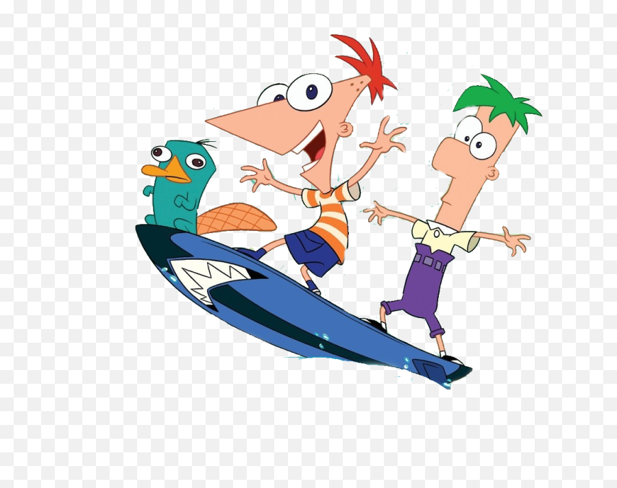 Download Phineas Y Ferb - Phineas Ferb And Perry Png,Phineas And Ferb Logo