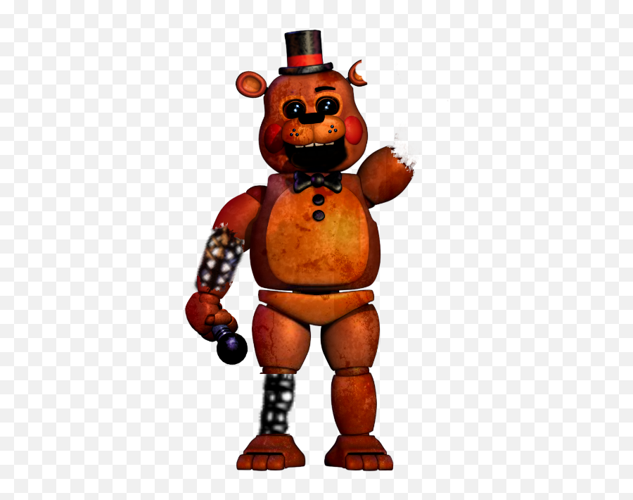 Withered Toy Freddy By Jadebladegamer22 - Fnaf Toy Freddy Png,Freddy Png