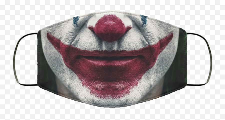 Joker Face Mask - Clown Face Mask Png,Joker Mask Png