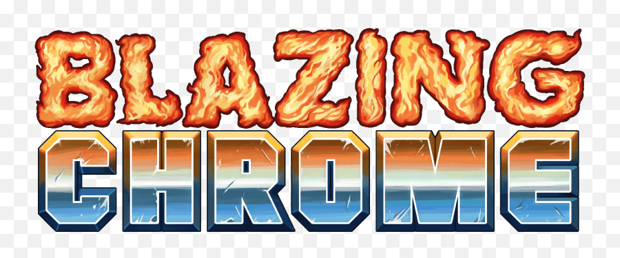 Blazing Chrome Logo Png - Blazing Chrome Logo,Chrome Png