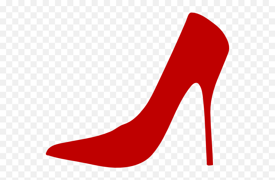 Download Hd Red Shoe Clip Art - Red Heel Clip Art Red Heels Clipart Png,Shoe Clipart Png