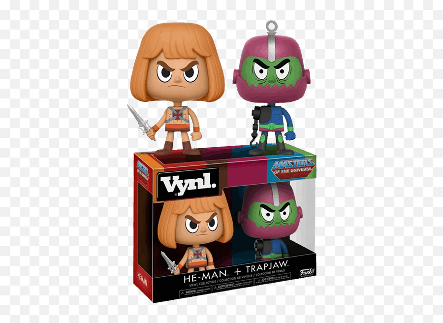 Masters Of The Universe - Heman U0026 Trapjaw Vynl Figure 2 Pack Funko Vinyl He Man Png,He Man Png