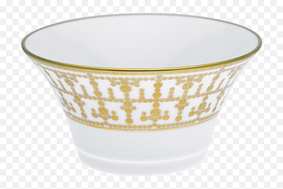 Tiara White U0026 Gold Cereal Bowl - Royal Copenhagen Elements Aqua Png,Bowl Of Cereal Png