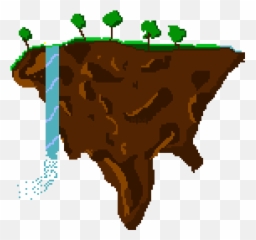 Flying Island Terraria By Halfmilk - Art png