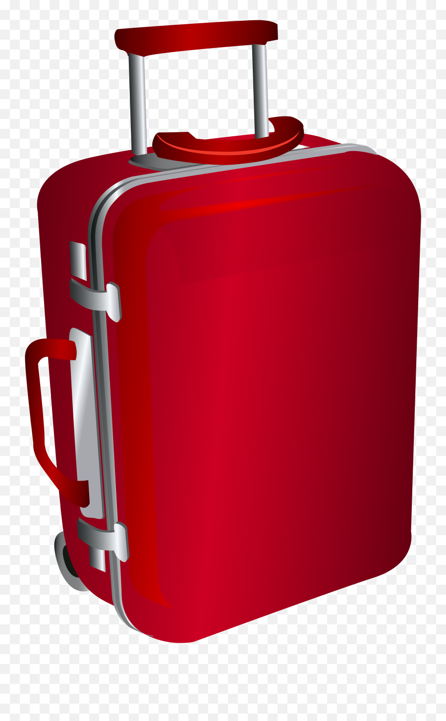 Red Trolley Travel Bag Png Clipart - Travel Bags Png,Book Bag Png