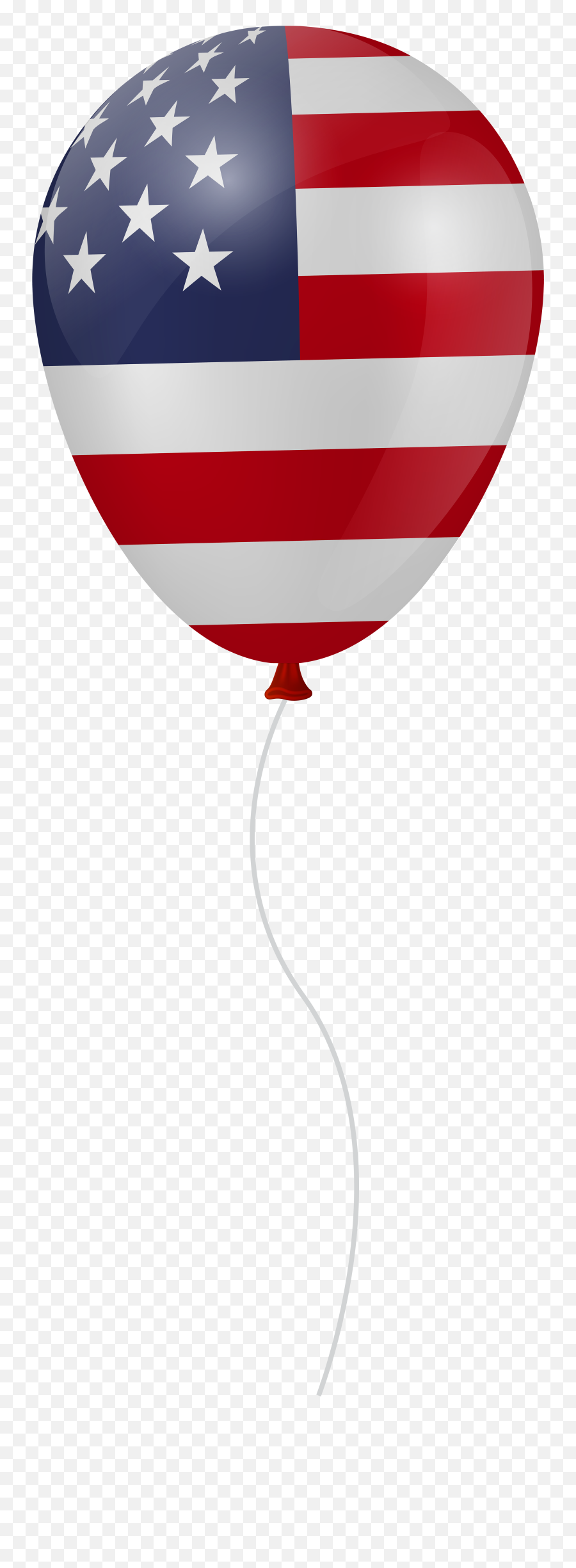 Clipart Balloon 4th July - 4th July Ballon Png,Baloon Png