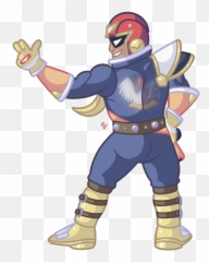 Cartoon Png Image With No Background - Anime Captain Falcon