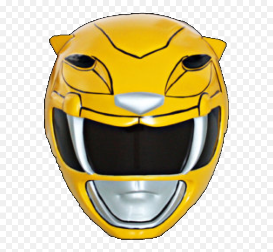 Picture - Mighty Morphin Power Rangers Yellow Ranger Helmet Png,Samurai Helmet Png