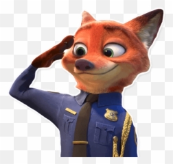 Nick Stickers Set For Telegram - Zootopia Nick Wilde Police Png,Nick Wilde Png