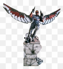 Falcon Polystone Statue - Falcon Iron Studio Png,Falcon Marvel Png