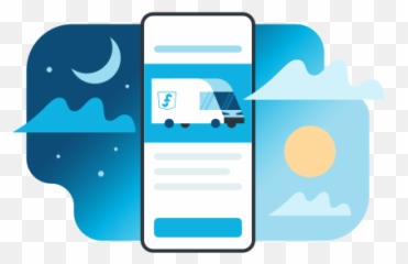 Fluid Truck - Vertical Png,Art Van Logo