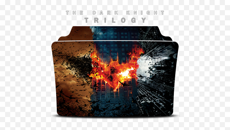 Batman The Dark Knight Trilogy - Designbust Dark Knight Trilogy Wallpaper Hd Png,Dark Knight Logo Png