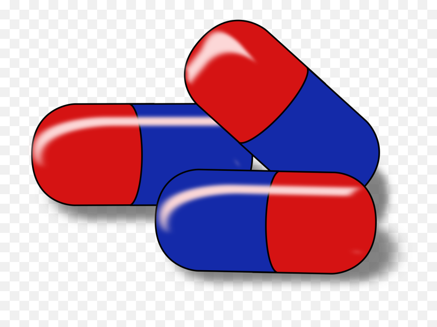 Medication Clipart Red Pill - Capsules Clipart Png,Medication Png