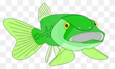 Largemouth Bass Clip Art - Pez Robalo De Boca Grande Png,Largemouth Bass Png