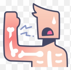 Medical Disease Skeleton Bone Joint Injury Broken Free - Hueso Roto Dibujo Png