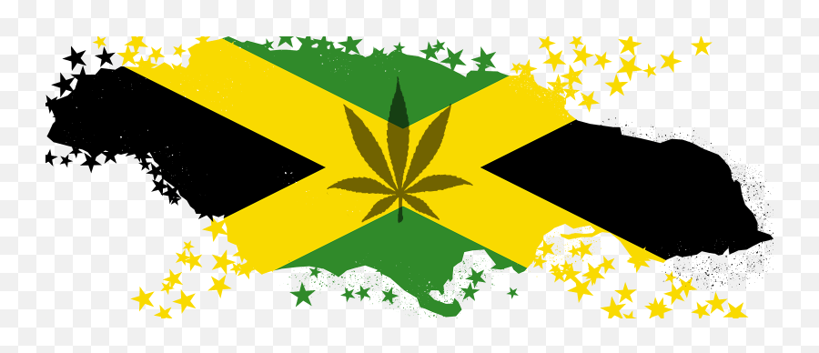 Filemarijuana And Flag Map Of Jamaicapng - Wikimedia Commons Jamaica Map With Colors,Marijuana Plant Png