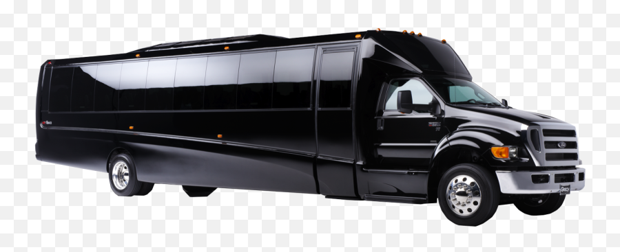 Big Black Party Bus Transparent - Black Party Bus Clipart Png,Party Bus Icon