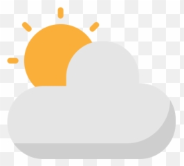 Free Partly Cloudy Icon Of Flat Style - Available in SVG Dot png