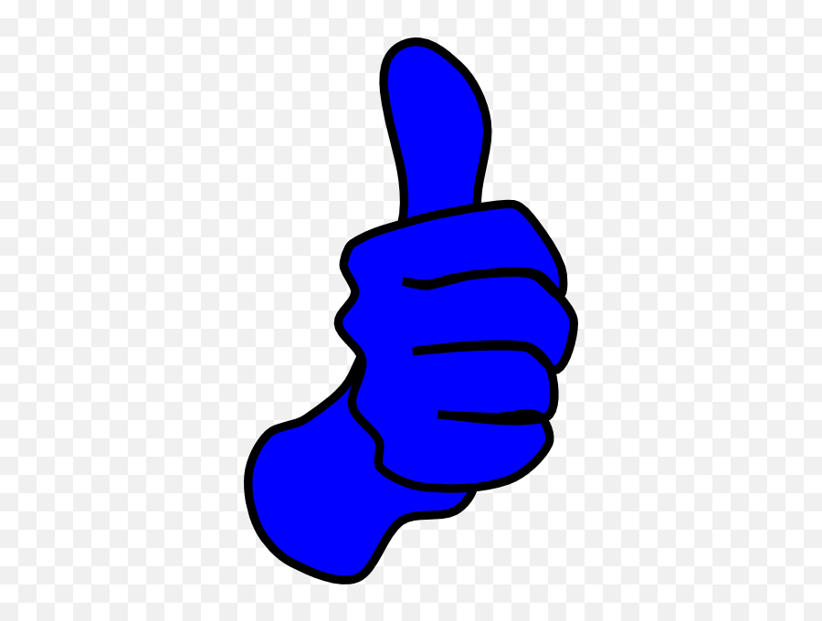 Blue Thumbs Up Clipart - Small Blue Thumbs Up Png,Thumbs Up Transparent