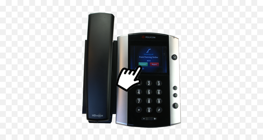 Polycom Vvx 500 And 600 Series - Portable Png,Icon For Voicemail