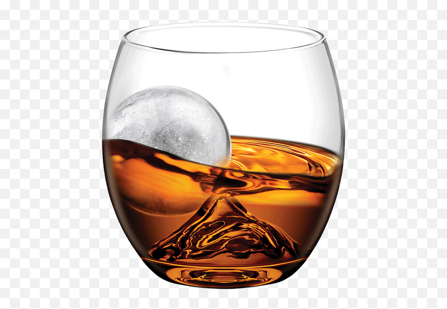 On The Rocks Glass U0026 Ice Ball - Final Touch On The Rock Glass Png,Wine Glass Transparent