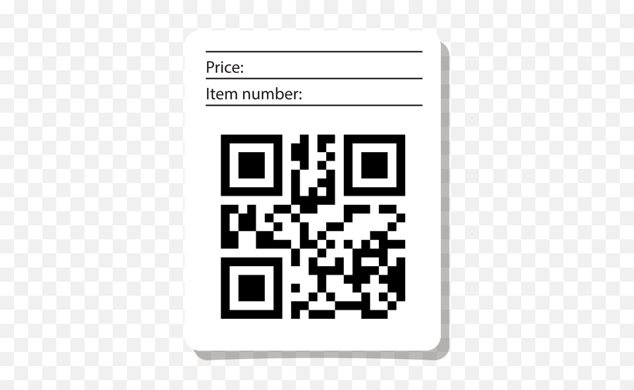 Qr Code Label With Info Transparent Png U0026 Svg Vector - Qr Code Png 50x50 Size,Qr Code Generator Icon