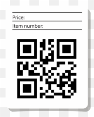 Qr Code Label With Info Transparent Png U0026 Svg Vector - Png 50x50 Size