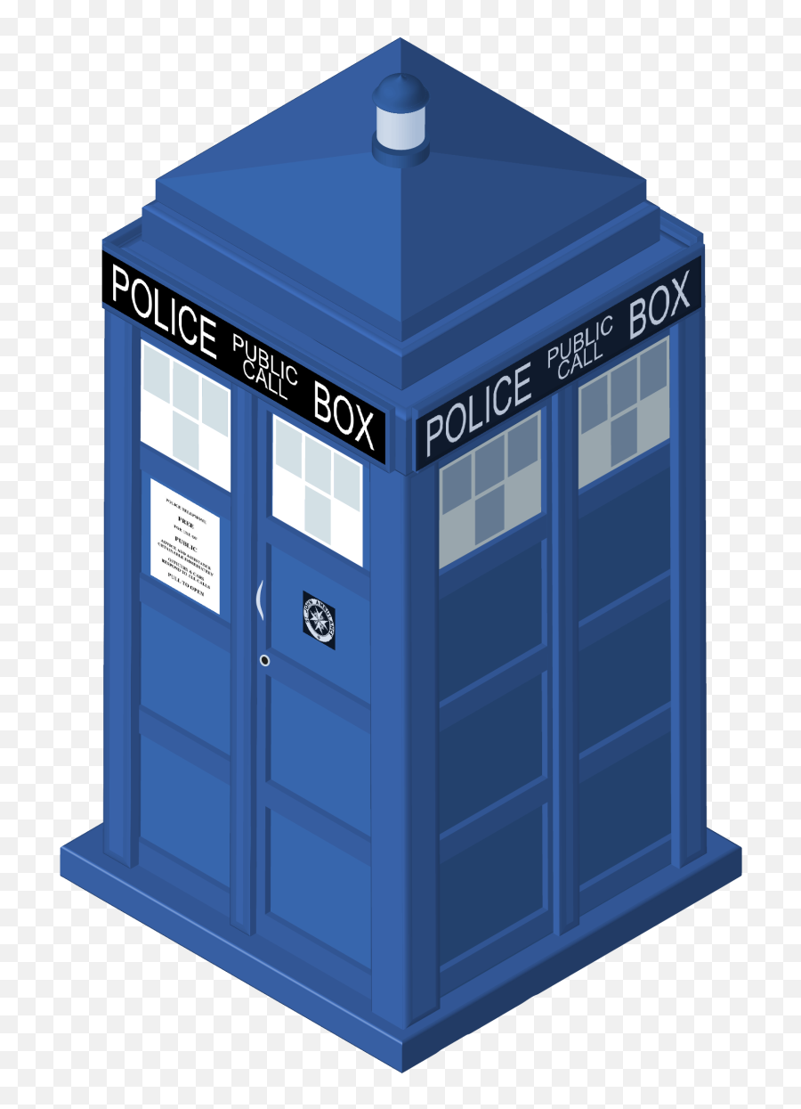Tardis Isometric By Lana Olkha - Vertical Png,Who Icon