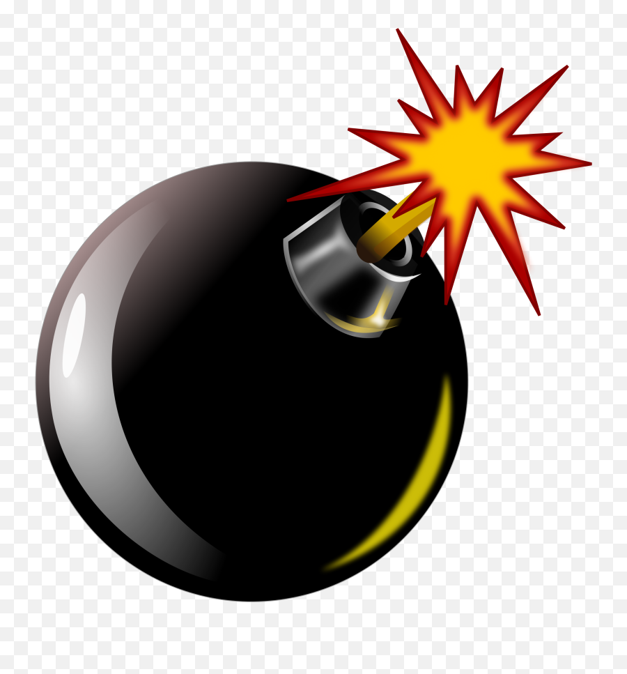 Bomb Clipart Transparent - Transparent Background Bomb Clipart Png,Nuclear Bomb Png