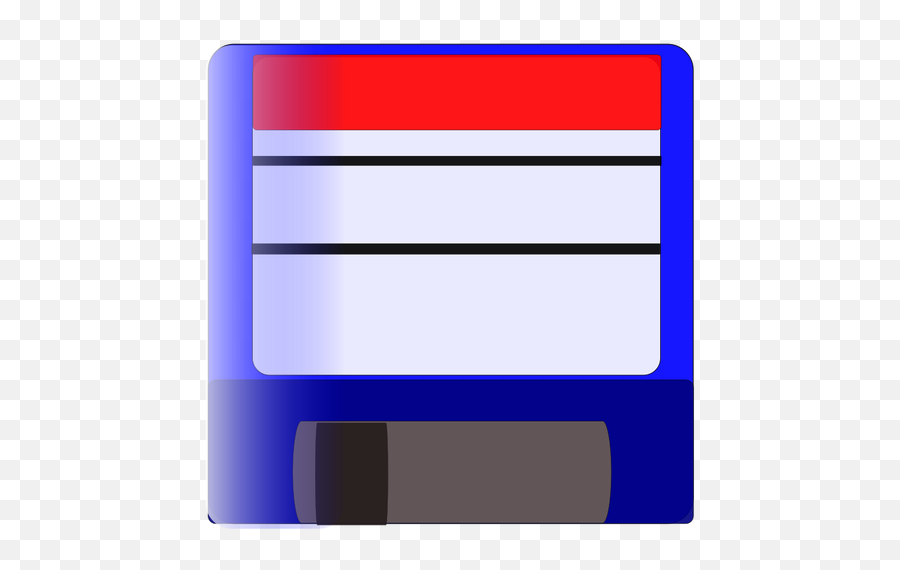 Vector Image Of A Blue Labelled Floppy Disk Icon Public - Icon Png,Floppy Disc Icon