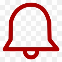 Red Notification Bell Icon Png Symbol - Notification Bell Transparent