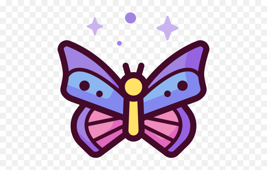 Butterfly - Free Animals Icons Girly Png,Pink Butterfly Icon