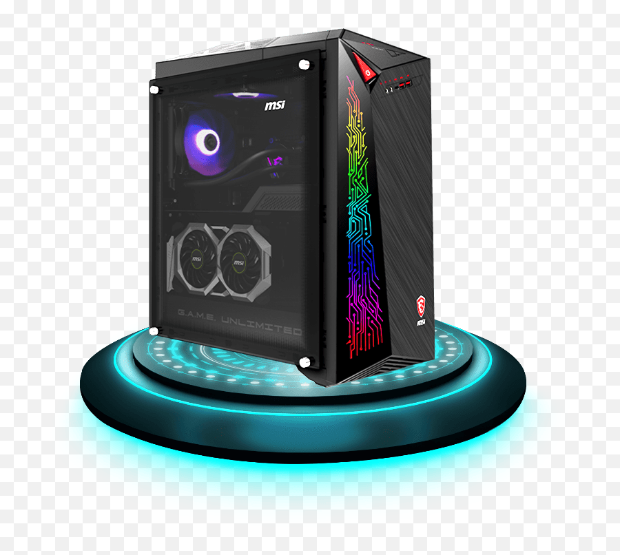 2020 Msi All New Gaming Desktop Rise Above Else With - Msi Gaming Computers Png,Gaming Desktop Icon