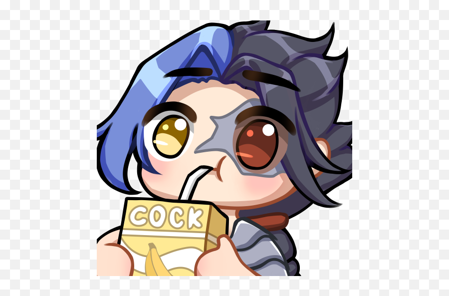 I Made A Kaynsip Emote Dont Question The Banana Milk - Kayn Discord Emotes Png,Emoji Icon Answers Level 103