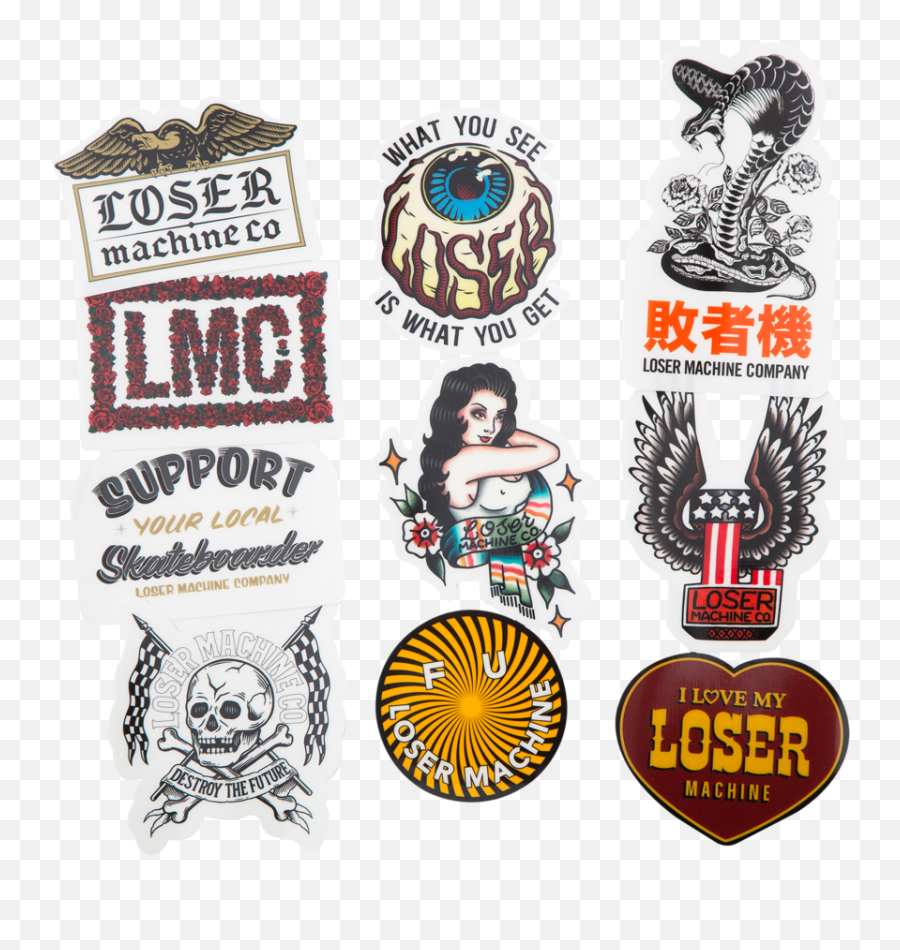 Loser Mc Stickers Vi - Loser Machine Stickers Png,Loser Png