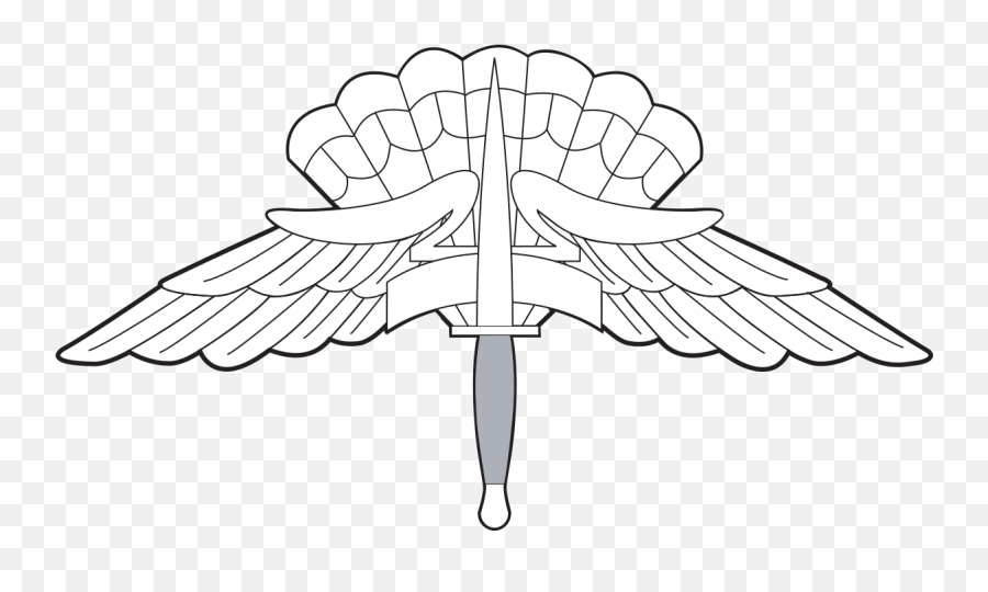 Military Freefall Parachutist Badge - Wikipedia Military Free Fall Badge Png,Line Icon Vector Free