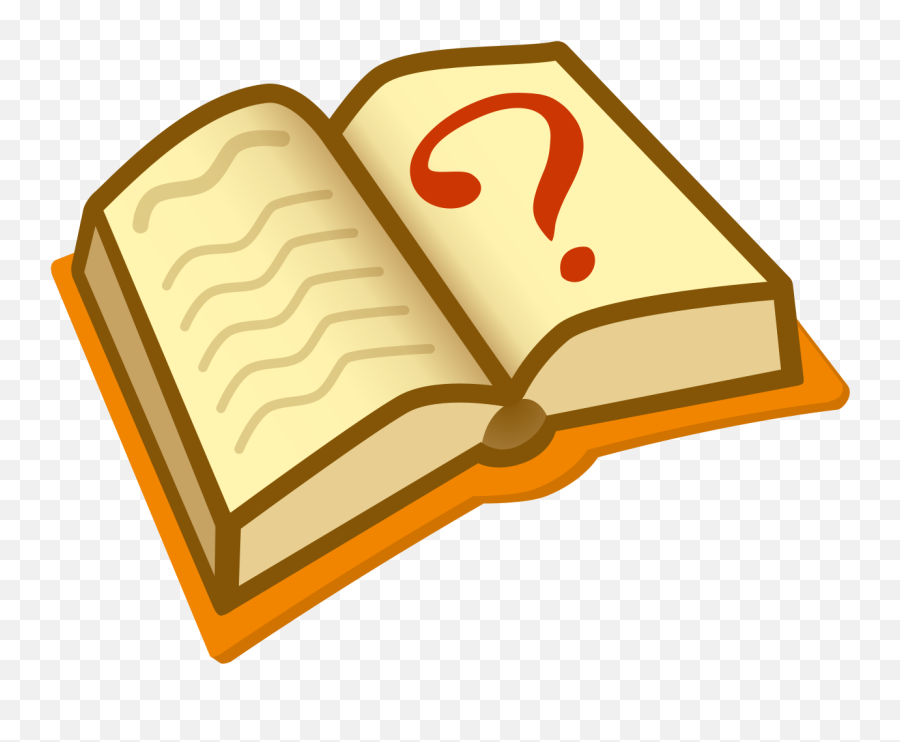 Filequestion Book - Newsvg Wikipedia Book With A Question Mark Png,Question Png