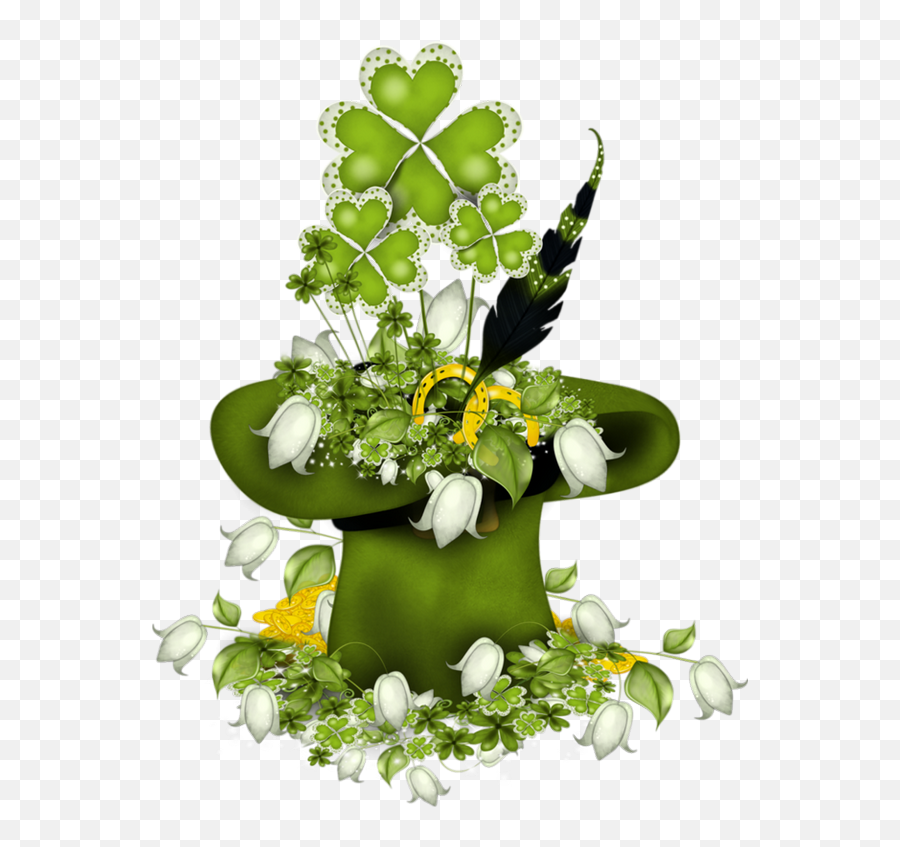 Image Du Blog Zezete2centerblognet St Patricku0027s Day Png - St Day Floral Png,St Patricks Day Png