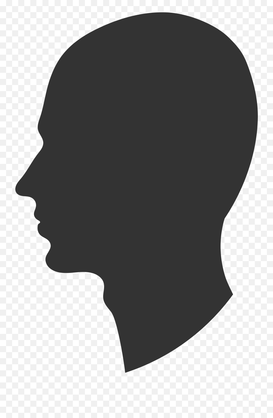 Head Png 5 Image - Creative Commons Silhouette Face,Head Png