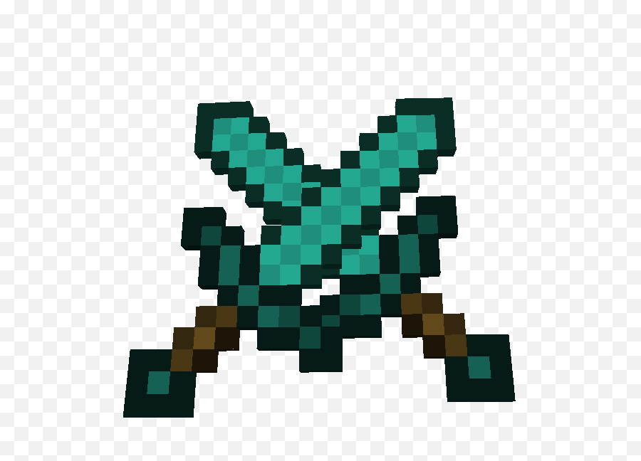 Minecraft Diamond Sword Transparent - Minecraft Swords Transparent Png,Sword Transparent Background