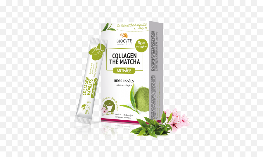Collagen Thé Matcha Anti - Age Collagène En Poudre Thé Matcha Png,Wrinkles Png